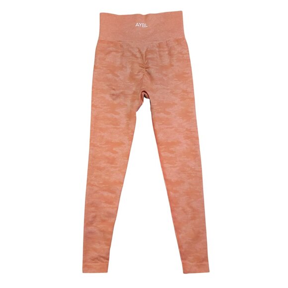 Aybl Seamless Leggings Camo Peach Weightless - Size XS - Picture 1 of 9
